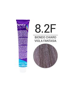 FANOLA Colorazione in Crema - 8,2F BIONDO CHIARO VIOLA FANTASIA - FANOLA - 100ml