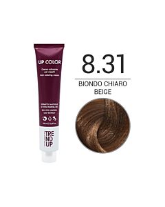 UP COLOR - Colorazione in Crema - 8.31 BIONDO CHIARO BEIGE - TREND UP - 100ml
