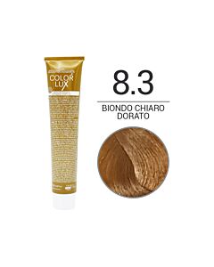 COLOR LUX Colorazione in Crema - 8.3 BIONDO CHIARO DORATO - DESIGN LOOK - 100ml