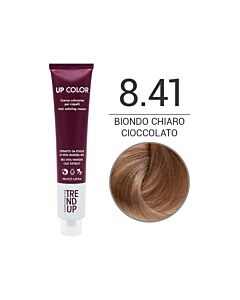 UP COLOR - Colorazione in Crema - 8.41 BIONDO CHIARO CIOCCOLATO - TREND UP - 100ml