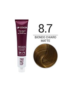 UP COLOR - Colorazione in Crema - 8.7 BIONDO CHIARO MATTE - TREND UP - 100ml