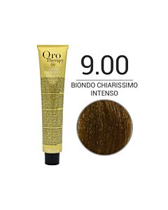 COLOR KERATIN ORO THERAPY Colorazione in Crema senza Ammoniaca 9,00 BIONDO CHIARISSIMO INTENSO - FANOLA - 100 ml