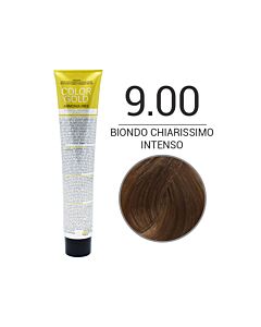 COLOR GOLD Colorazione in Crema senza Ammoniaca - BIONDO CHIARISSIMO INTENSO 9.00 - DESIGN LOOK - 100 ml