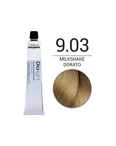 DIA LIGHT Colorazione in Crema senza Ammoniaca - 9.03 MILKSHAKE DORATO - L'OREAL PROFESSIONNEL - 50 ml
