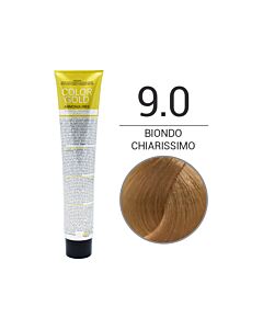 COLOR GOLD Colorazione in Crema senza Ammoniaca - BIONDO CHIARISSIMO 9.0 - DESIGN LOOK - 100 ml