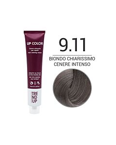UP COLOR - Colorazione in Crema - 9.11 BIONDO CHIARISSIMO CENERE INTENSO - TREND UP - 100ml