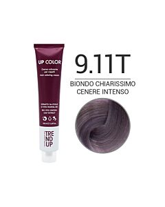 UP COLOR - Colorazione in Crema - 9.11 T BIONDO CHIARISSIMO CENERE INTENSO - TREND UP - 100ml