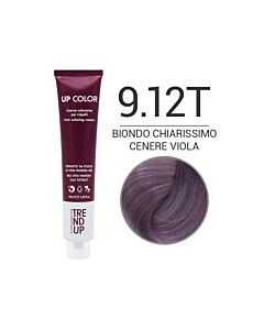 UP COLOR - Colorazione in Crema - 9.12 T BIONDO CHIARISSIMO CENERE VIOLA - TREND UP - 100ml