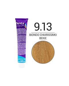 FANOLA Colorazione in Crema - 9,13 BIONDO CHIARISSIMO BEIGE - FANOLA - 100ml