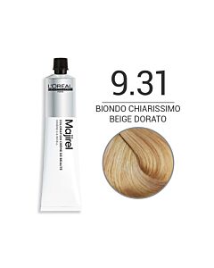 MAJIREL Colorazione in Crema - 9,31 BIONDO CHIARISSIMO BEIGE DORATO - L'OREAL PROFESSIONNEL - 50ml