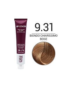 UP COLOR - Colorazione in Crema - 9.31 BIONDO CHIARISSIMO BEIGE - TREND UP - 100ml