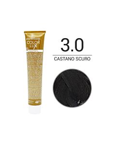 COLOR LUX Colorazione in Crema - 3.0 CASTANO SCURO - DESIGN LOOK - 100ml