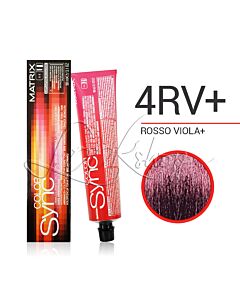 COLOR SYNC - Colorazione in Crema - 4RV+ - Rosso Viola+ - MATRIX - 90ml