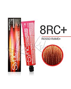 COLOR SYNC - Colorazione in Crema - 8RC+ - Rosso Rame+ - MATRIX - 90ml