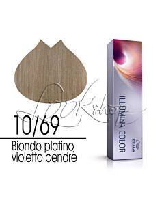 ILLUMINA COLOR Colorazione in Crema - 10/69 BIONDO PLATINO VIOLETTO CENDRE' - WELLA Professionals - 60ml
