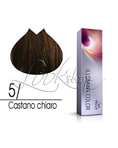 ILLUMINA COLOR  Colorazione in Crema - 5/ CASTANO CHIARO  - WELLA Professionals - 60ml