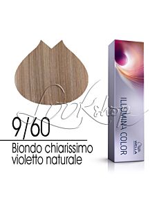 ILLUMINA COLOR Colorazione in Crema - 9/60 BIONDO CHIARISSIMO VIOLETTO NATURALE - WELLA Professionals - 60ml