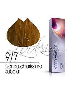 ILLUMINA COLOR Colorazione in Crema - 9/7 BIONDO CHIARISSIMO SABBIA - WELLA Professionals - 60ml