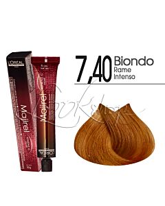 MAJIROUGE RUBILANE Colorazione in Crema - 7,40 BIONDO RAME INTENSO - L'OREAL PROFESSIONNEL - 50ml