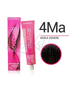 SOCOLOR.beauty - Colorazione in Crema - 4Ma - Moka Cenere - MATRIX - 90ml