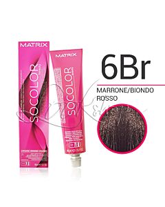 SOCOLOR.beauty - Colorazione in Crema - 6Br - Marrone/Biondo Rosso - MATRIX - 90ml