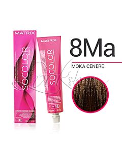 SOCOLOR.beauty - Colorazione in Crema - 8Ma - Moka Cenere - MATRIX - 90ml