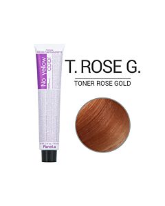 NO YELLOW COLOR Colorazione in Crema Antigiallo T.ROSE G. - TONER ROSE GOLD - FANOLA - 100 ml