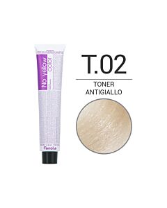 NO YELLOW COLOR Colorazione in Crema Antigiallo T.02 ICE TONER - TONER ANTIGIALLO - FANOLA - 100 ml