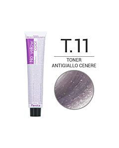 NO YELLOW COLOR Colorazione in Crema Antigiallo T.11 ICE TONER - TONER ANTIGIALLO CENERE - FANOLA - 100 ml