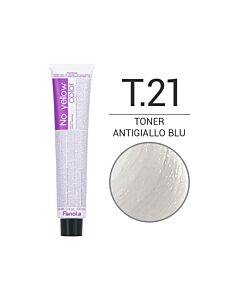 NO YELLOW COLOR Colorazione in Crema Antigiallo T.21 ICE TONER - TONER ANTIGIALLO BLU - FANOLA - 100 ml