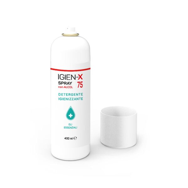 Detergente Igienizzante Spray - con il 75% di ALCOL - IGIEN-X - 400ml